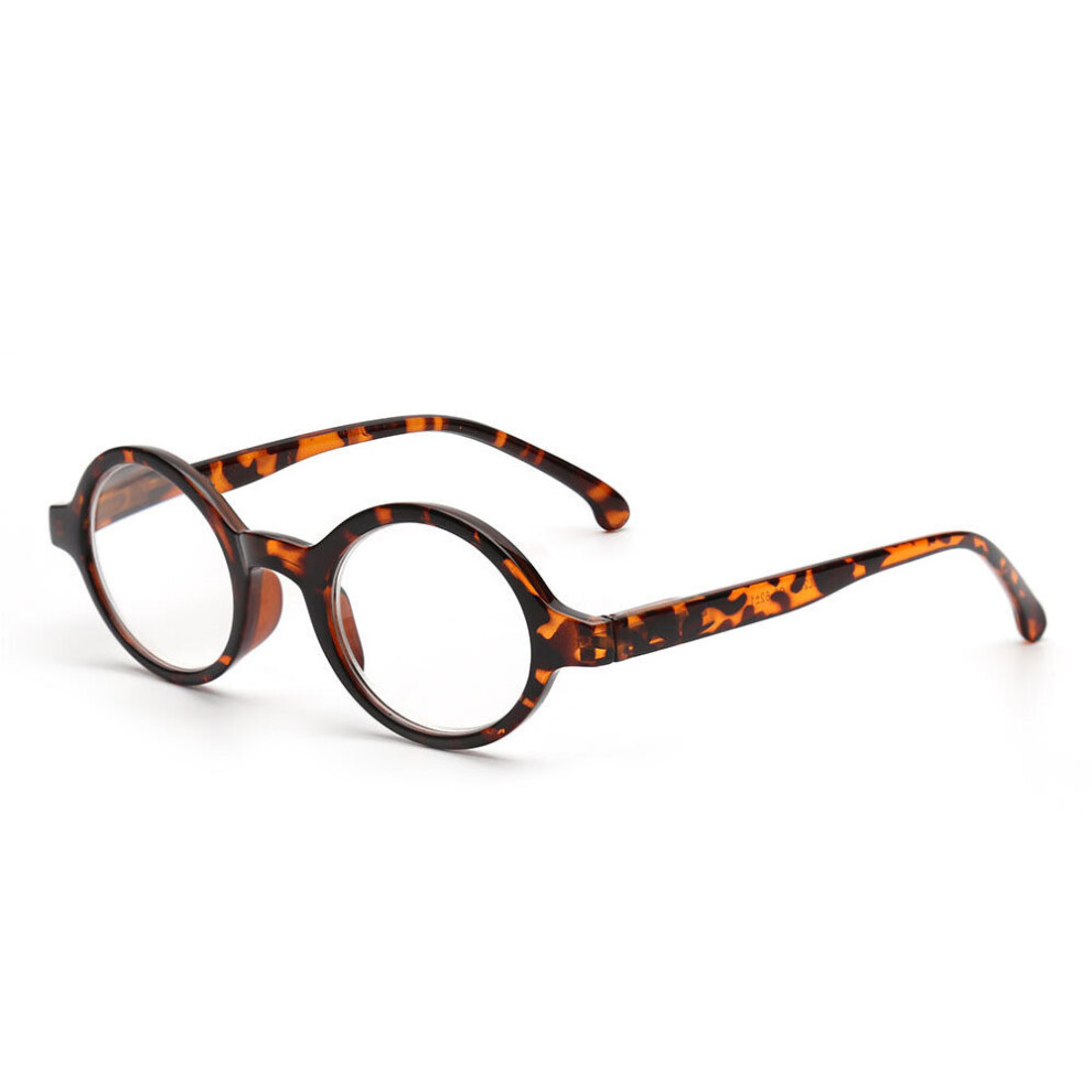 Multicoloured Spring Hinge Round Reading Glasses Women Men Diopter Magnifier Presbyopic Glasses +0.5 +6
