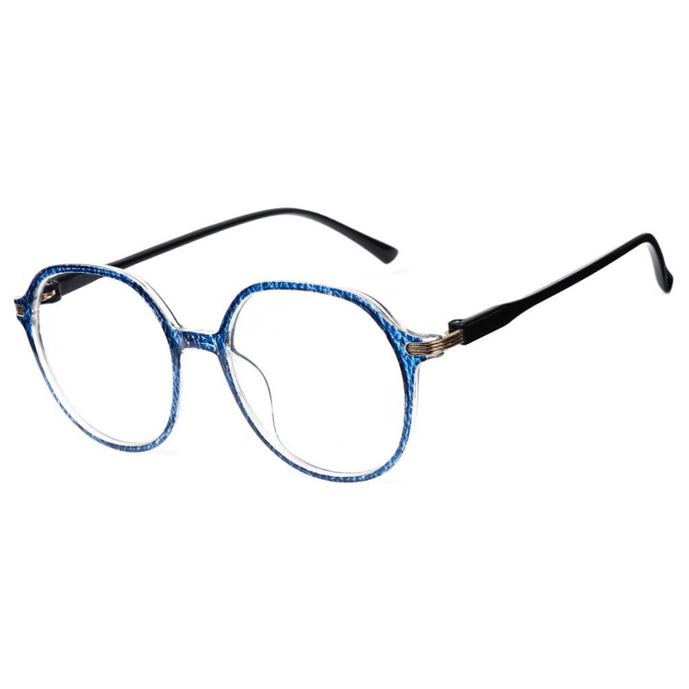 Round Printed Big Size Eyeglasses Women Men Reading Glasses Magnifier Diopter Presbyopic Reading Glasses +1.0~4.0