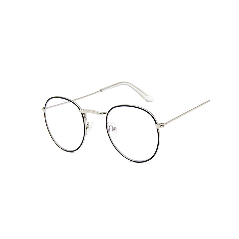 Vintage Round Glasses Frame Women Metal Small Circle Shape Eyewear Clear Optical Eyeglasses Transparent Lens Spectacle Gafas