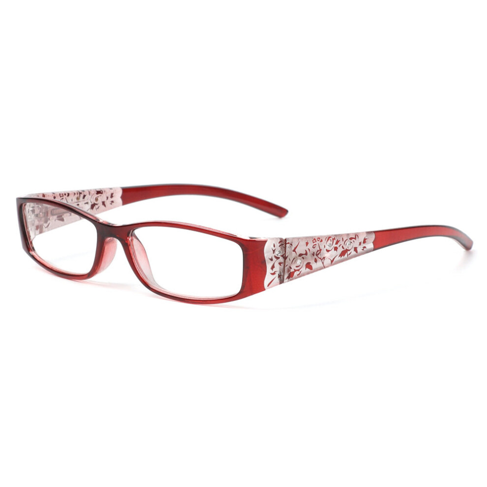 Anti Light Reading Glasses Men Women Print Flower Eyewear Ultralight Eye Protection Presbyopic Eyeglasses