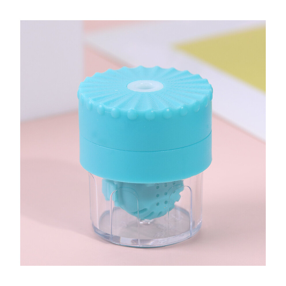 1PC Manually Rotatable Type Lens Cleaner Portable Lens Beauty Pupil Storage Cleaning Container Tools