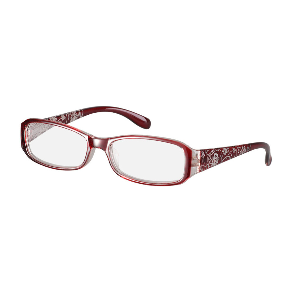 Anti Light Reading Glasses Men Women Print Flower Eyewear Ultralight Eye Protection Presbyopic Eyeglasses