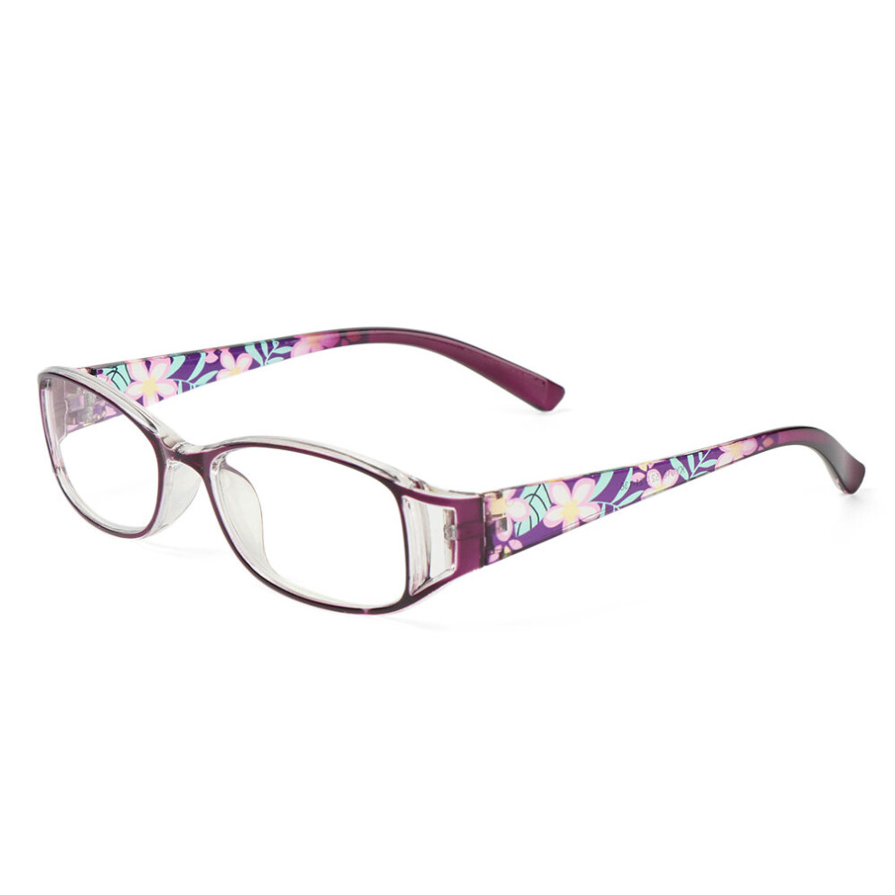 Anti Light Reading Glasses Men Women Print Flower Eyewear Ultralight Eye Protection Presbyopic Eyeglasses