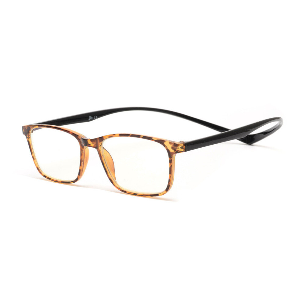 Multicoloured Magnet Temple Light Reading Glasses For Men Women Vintage Square Diopter Magnifier Presbyopic Glasses
