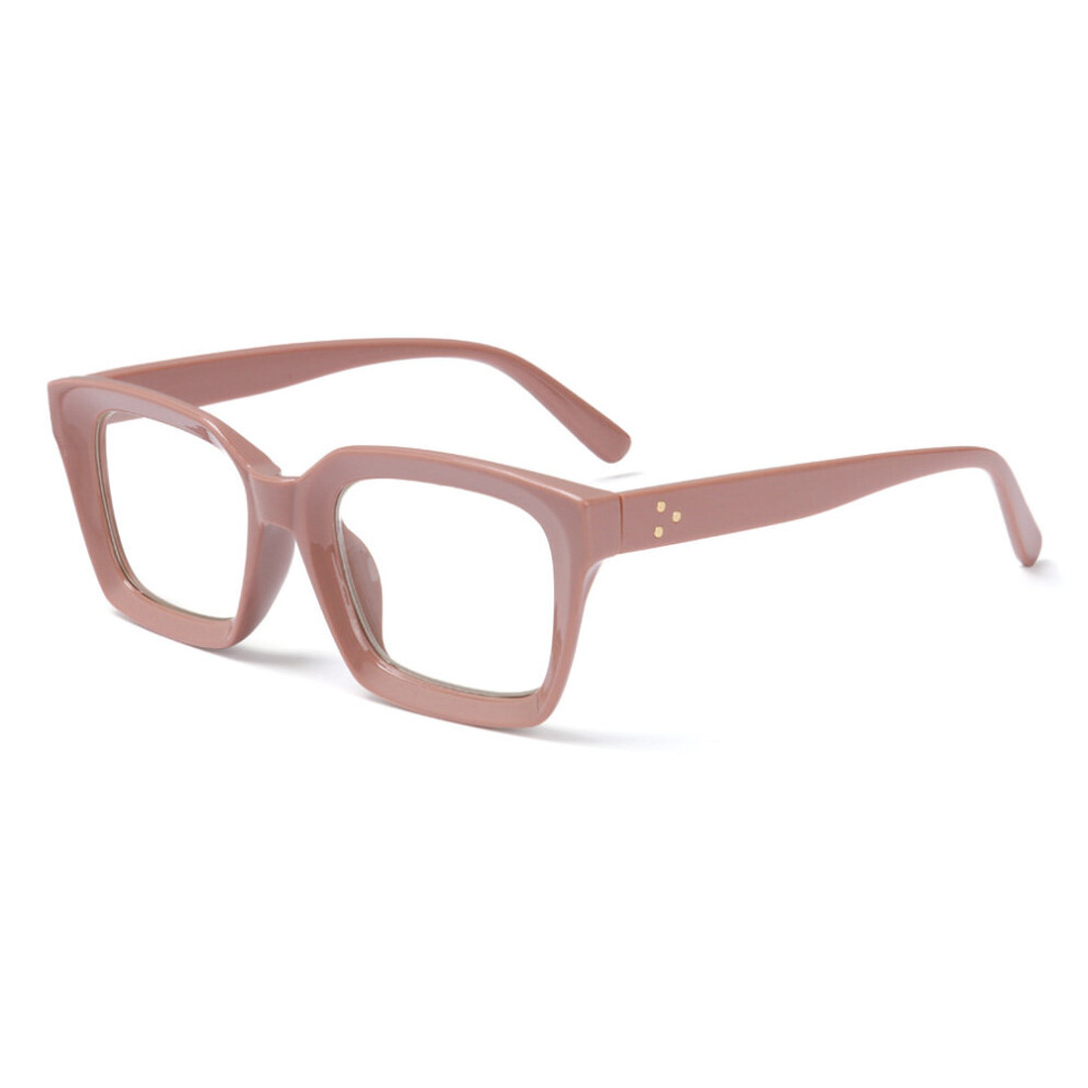 Multicoloured Square Frame Reading Glasses Men Women Oversized Frame High-Definition Presbyopia Eyeglasses Diopter 0~+ 3.00