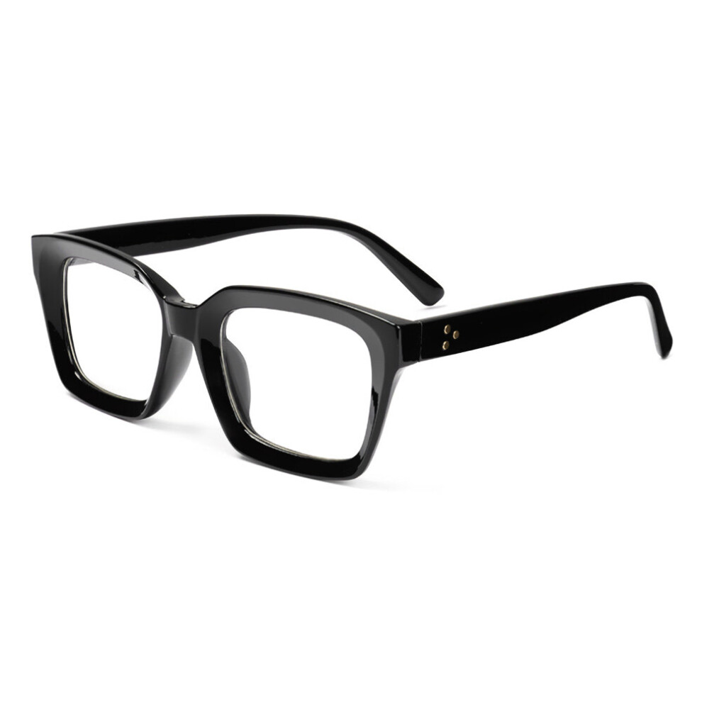 Multicoloured Square Frame Reading Glasses Men Women Oversized Frame High-Definition Presbyopia Eyeglasses Diopter 0~+ 3.00