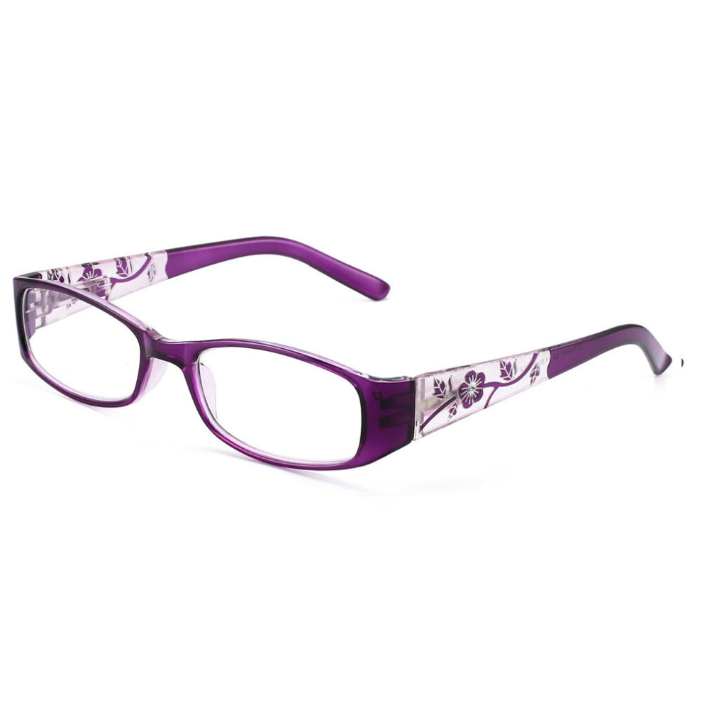 Multicoloured Vintage Spring Hinge Square Reading Glasses Women Thicken Arm Vintage Magnifier Presbyopic Diopter Glasses