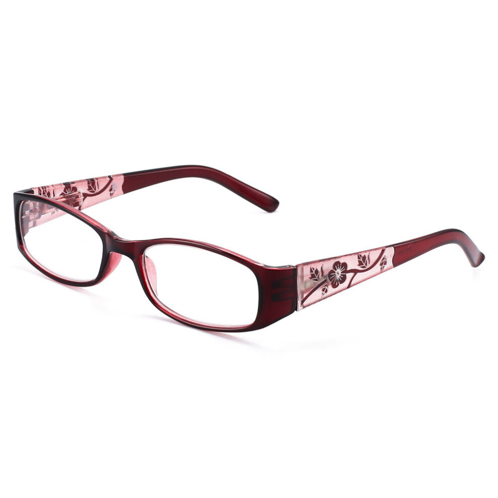 Multicoloured Vintage Spring Hinge Square Reading Glasses Women Thicken Arm Vintage Magnifier Presbyopic Diopter Glasses