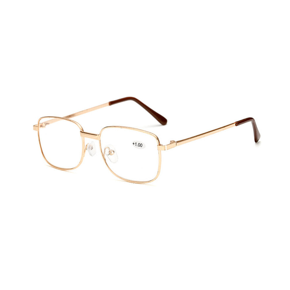 Multicoloured Metal Frame Reading Glasses Men Women Presbyopia Glasses Magnifying High Definition Prescription Glasses Eyewear +1.0 To +4.0
