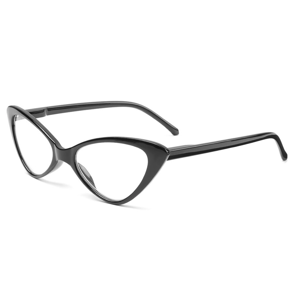 Cat Eyes Reading Glasses Ultralight Small Frame Clear Lens Presbyopic Eyeglasses For Women Men With +1.0 to +4.0