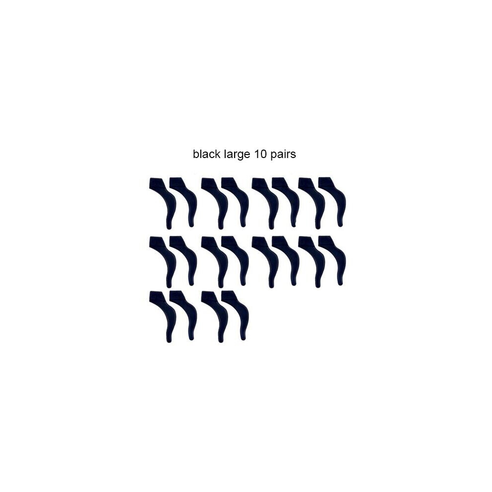 10Pairs/lot Anti Slip Silicone Glasses Ear Hooks For Kids And Adults Round Grips Eyeglasses Sports Temple Tips Soft Ear Hook