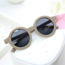 Child Retro Metal Round Frame Sunglasses Kids Summer Wild Glasses Boys And Girls UV400 Protection Eyewear