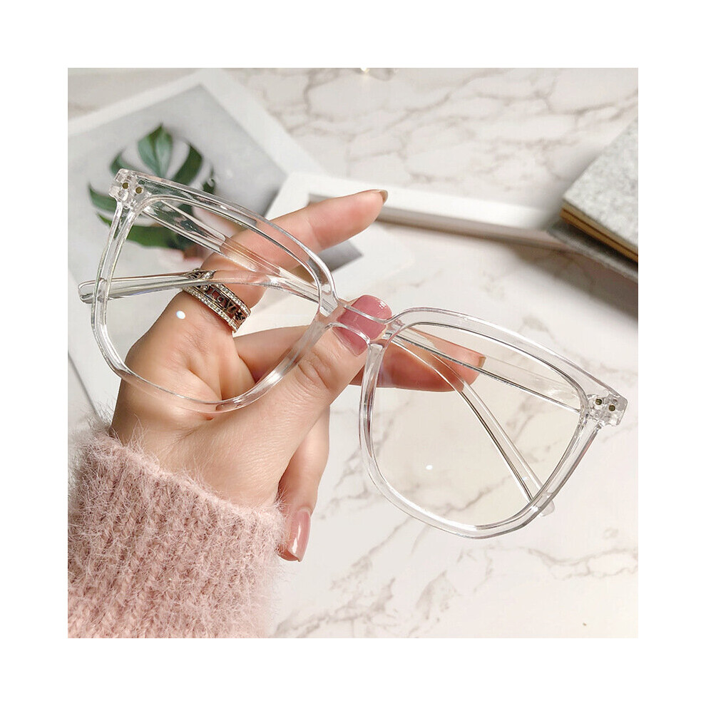 Multicoloured Oversized Reading Glasses Men Women Square Frame Eyewear Unisex Short-Sighted Myopia Glasses Prescription Diopter Eyeglasses