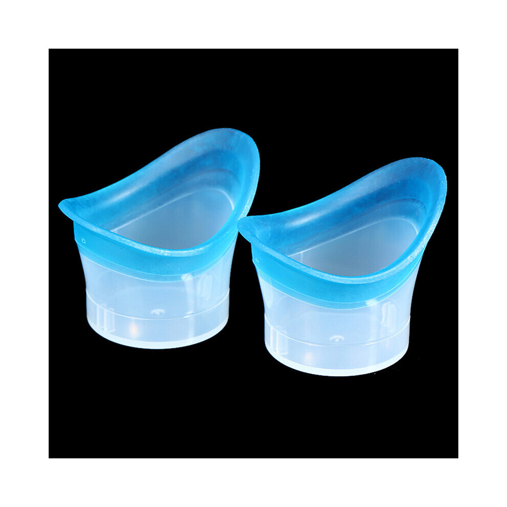 2Pcs/lot Silicone Eye Wash Cup Resuable Eyewash Cup Soft Eye Bath Cup