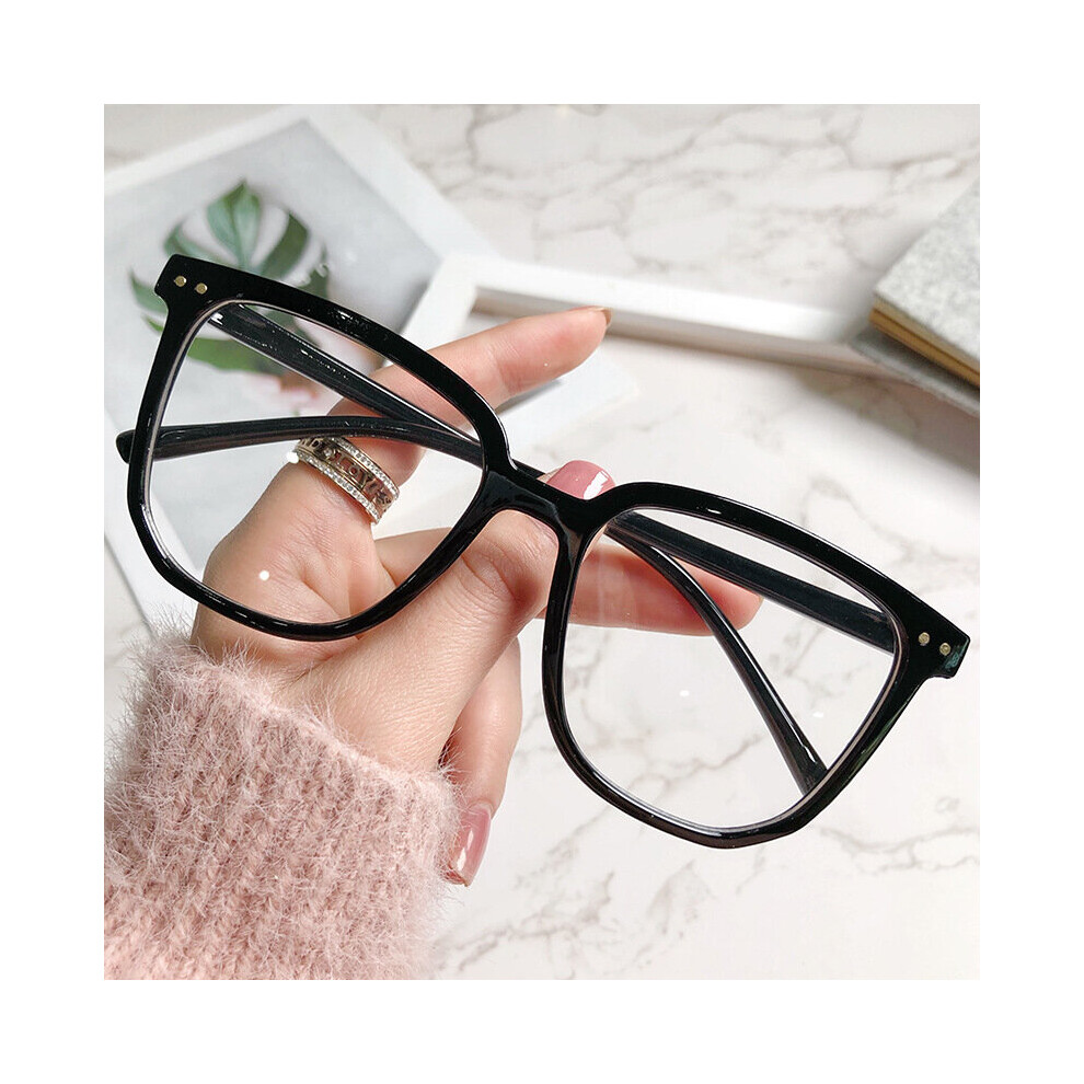 Multicoloured Oversized Reading Glasses Men Women Square Frame Eyewear Unisex Short-Sighted Myopia Glasses Prescription Diopter Eyeglasses