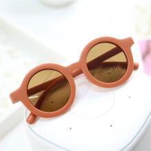 Sunglasses for Children Solid Kids Round Ultraviolet-proof Sun Glasses Retro Infant's Sunglasses Patterns For Kids Women