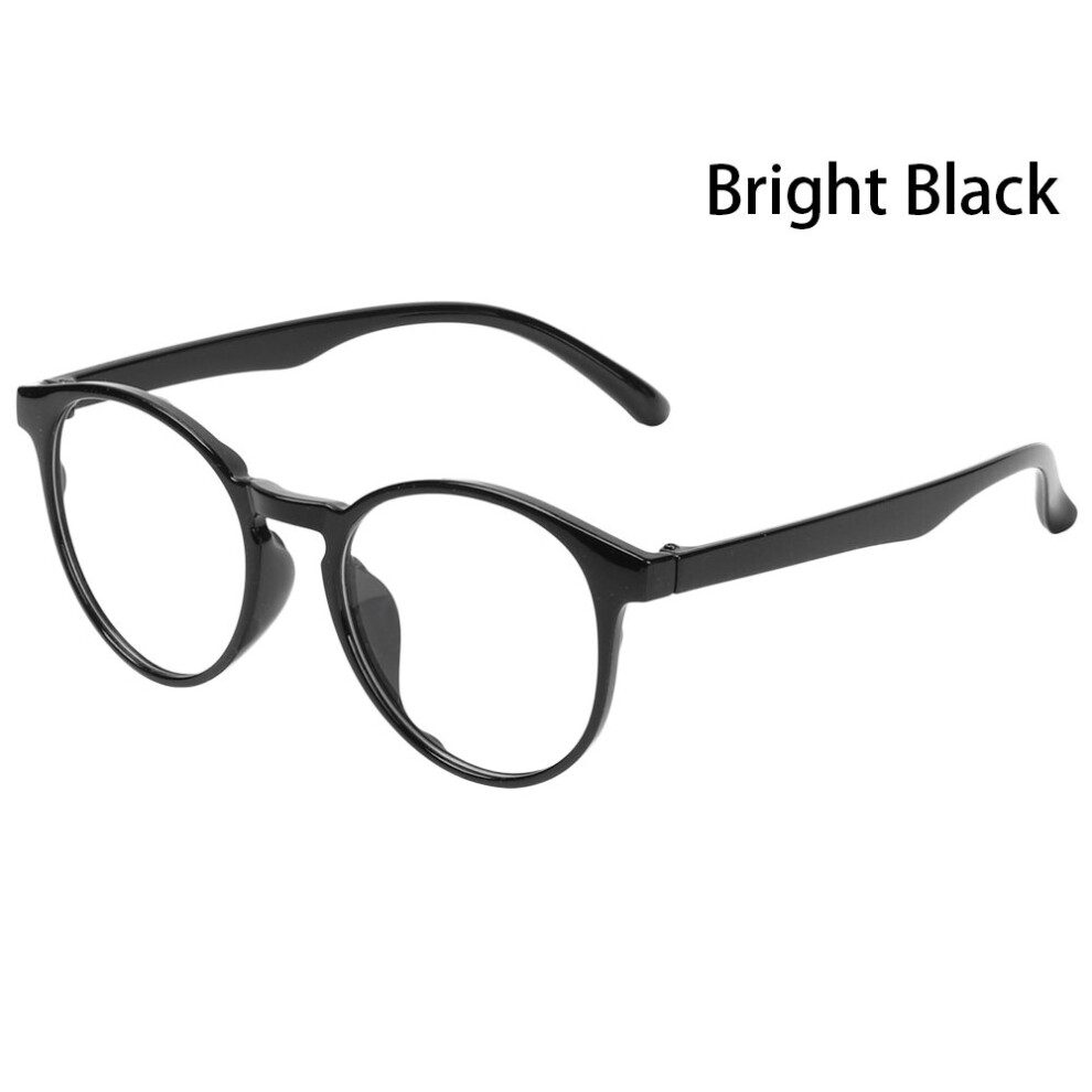 Multicoloured Anti Rays Glasses Classic Transparent Round Frame Clear Lens Vintage Eyeglasses Computer Goggles Reduces Eye Strain