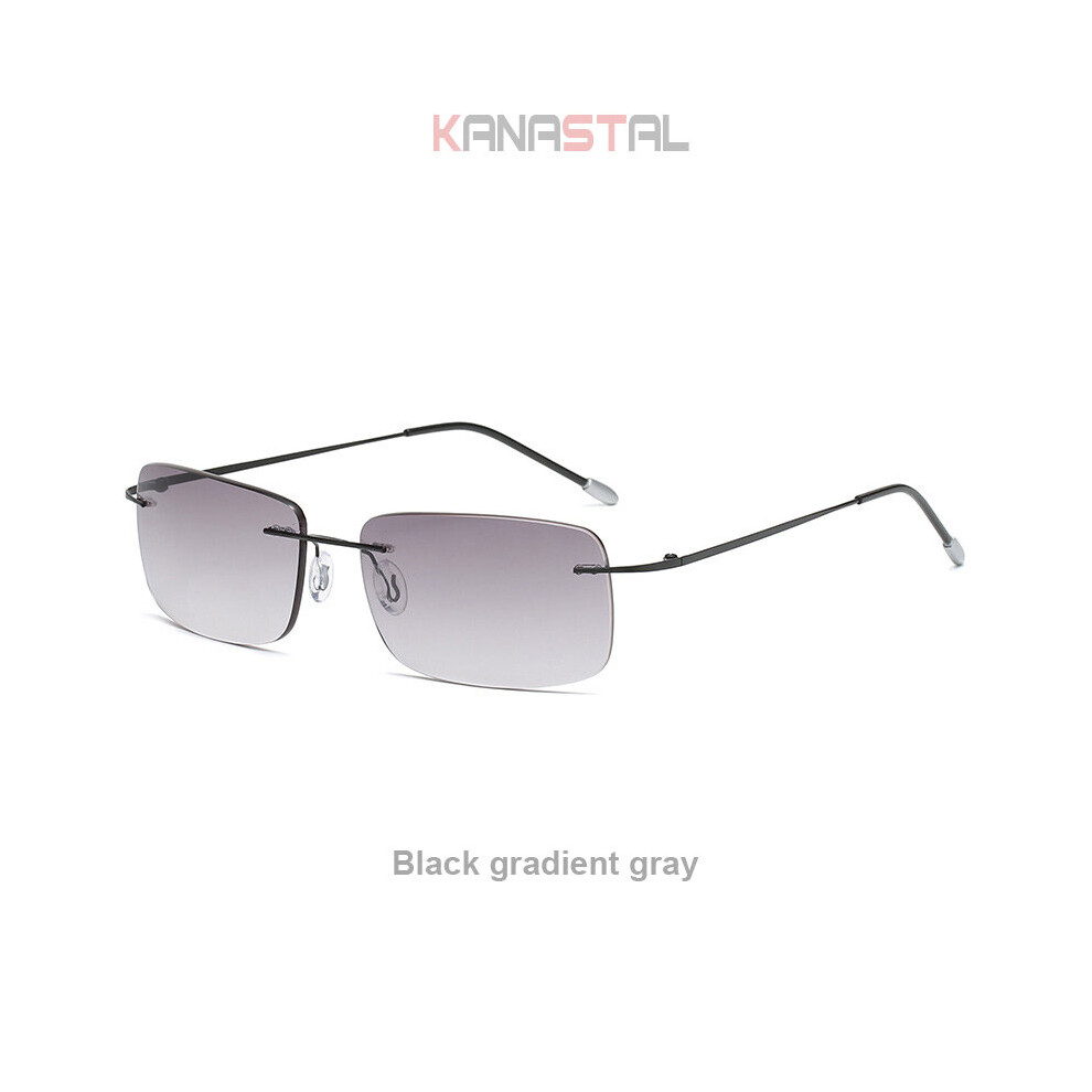 Men's Anti Light Blocking Reading Glasses Cut Frameless Metal HD Lens Eyewear Women Prescription Presbyopic Glasses +400-image-OPC-PBR8FCJ-NEW