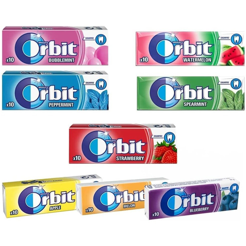 (Pack Of  30) Wrigley's Orbit Chewing gum, Pick and Mix