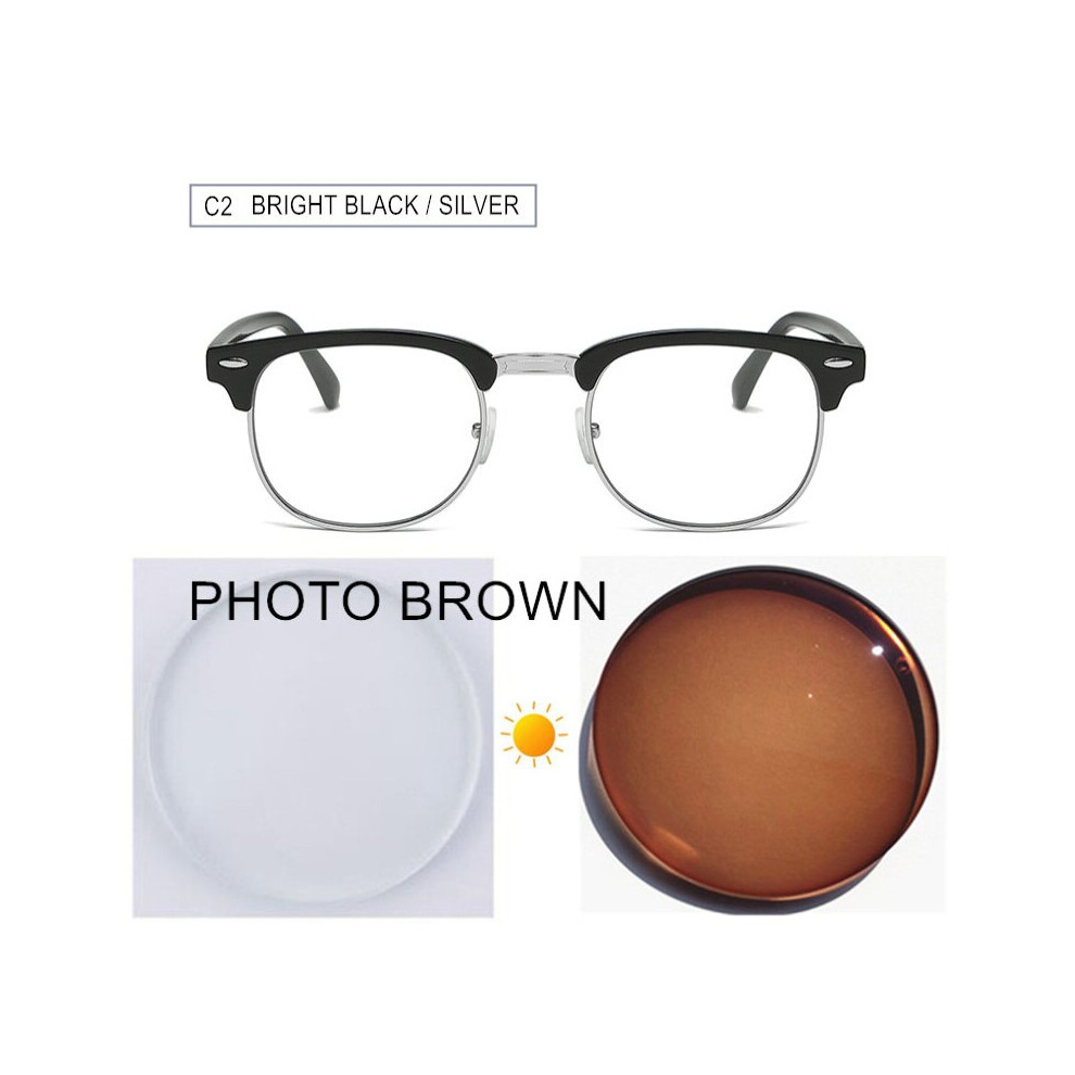 Multicoloured Prescription Glasses Myopia -0.5 To -10 Women Men Nearsighted Spectacles Photochromic Anti Ray Astigmatism F026