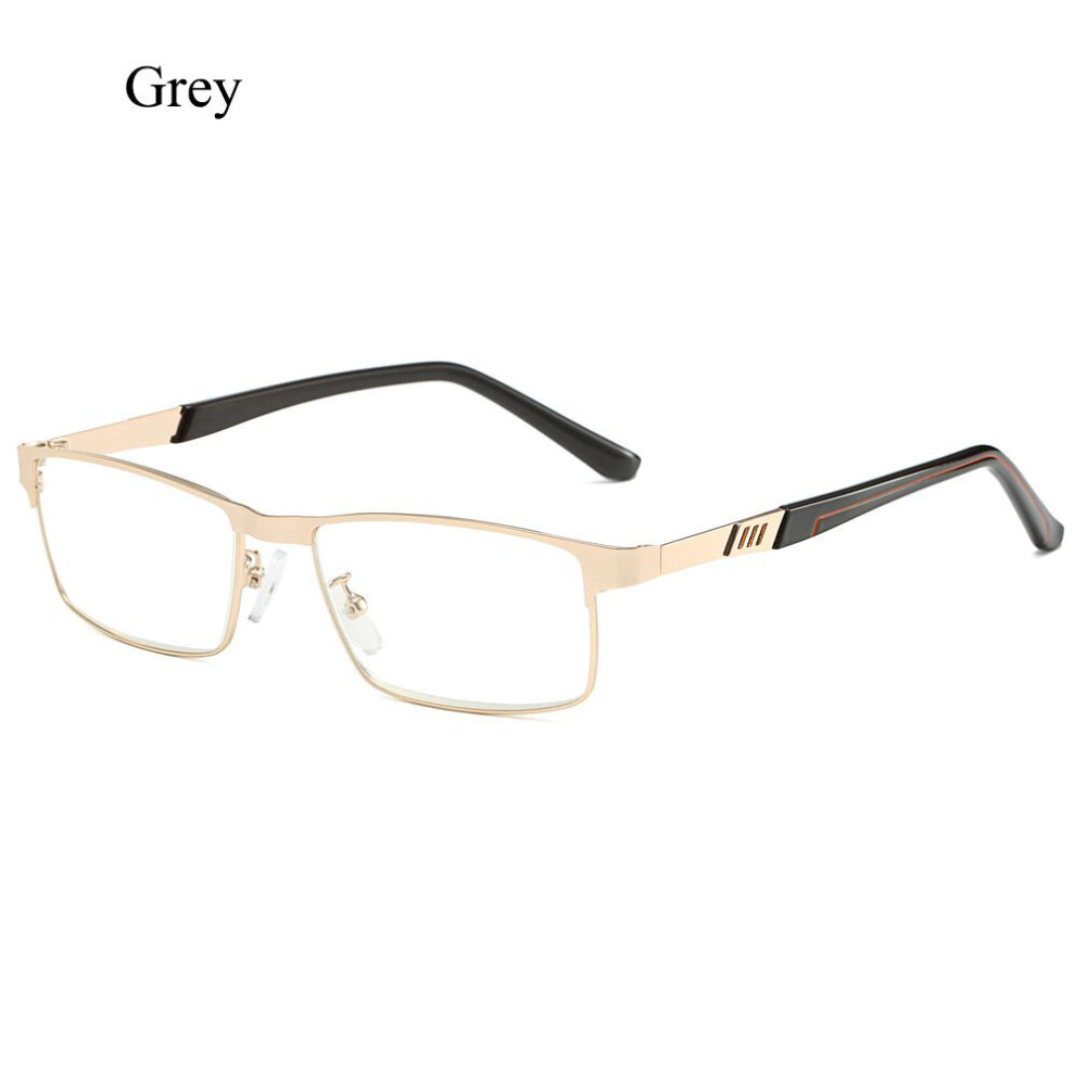 Anti Light Blocking Reading Glasses Men Women Business Metal Frame Resin Prescription Glasses Lenses Eyewear +1.0~4.0-image-OPC-PBR8FXM-NEW