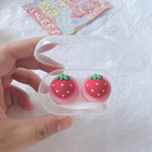 Girl Fruit Lens Case Box Women Mini Lovely Eyes Lens Container Box Bag Travel Kit