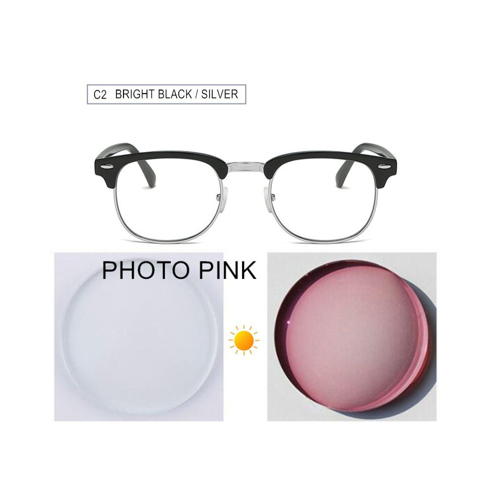 Multicoloured Prescription Glasses Myopia -0.5 To -10 Women Men Nearsighted Spectacles Photochromic Anti Ray Astigmatism F026