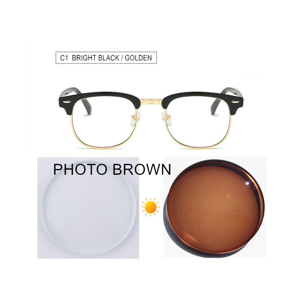 Multicoloured Prescription Glasses Myopia -0.5 To -10 Women Men Nearsighted Spectacles Photochromic Anti Ray Astigmatism F026