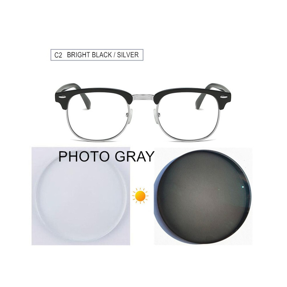 Multicoloured Prescription Glasses Myopia -0.5 To -10 Women Men Nearsighted Spectacles Photochromic Anti Ray Astigmatism F026