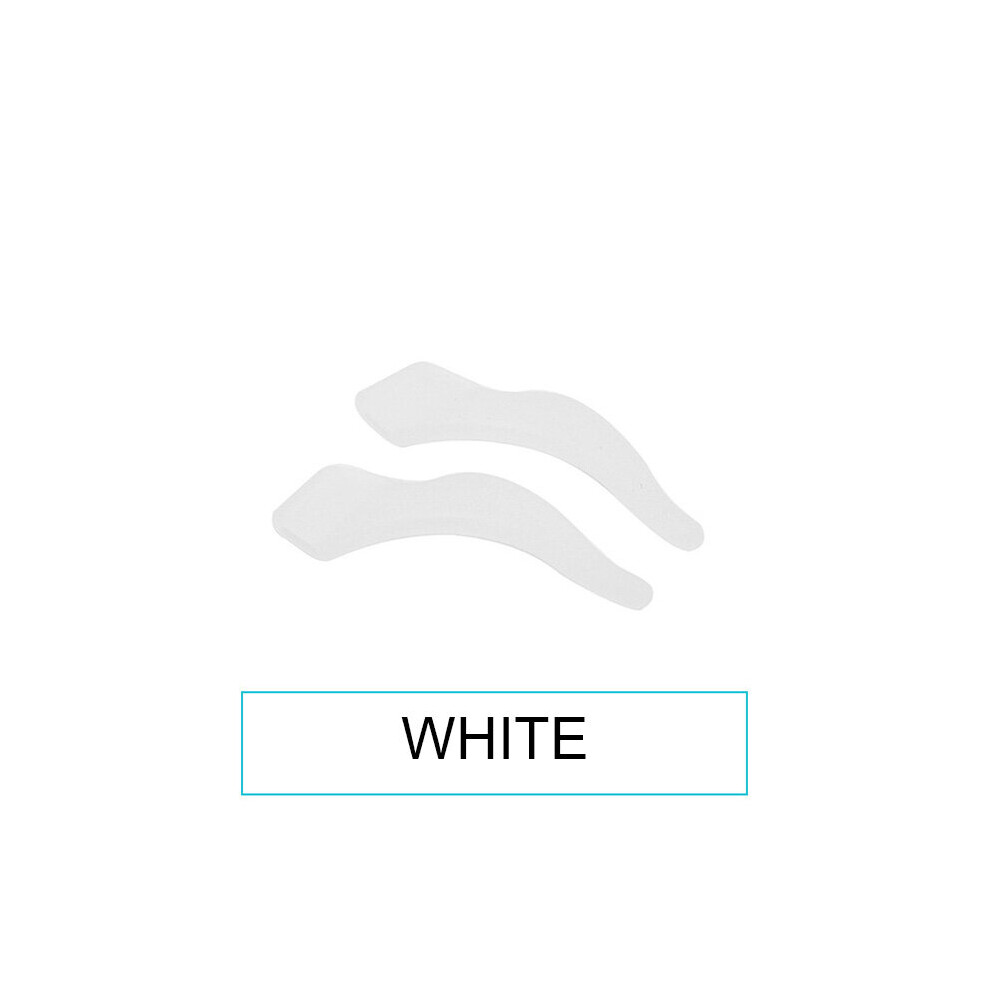 White Anti Slip Ear Hook Eye Glasses Silicone Grip Temple Tip Holder Spectacle Eyeglasses Grip Eyeglass Eyewear Accessories
