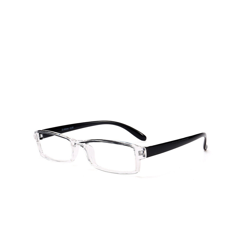 Ultralight Full Frame Clear Leans Reading Glasses Women&Men Resin HD Presbyopic Glasses +1.0to+4.0 Unisex Reading Eyewear