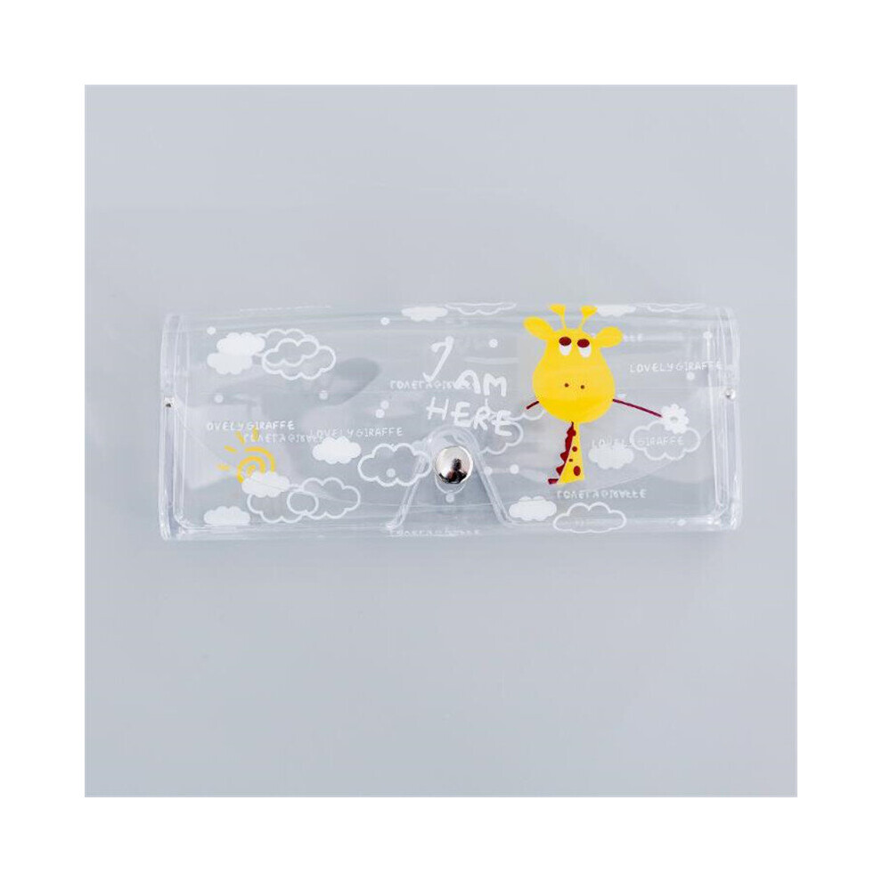 Cartoon Fruit Animal Travel Women Transparent PVC Eye Glasses Box Bag Case Protection Holder Carry Box Eyewear Accessories