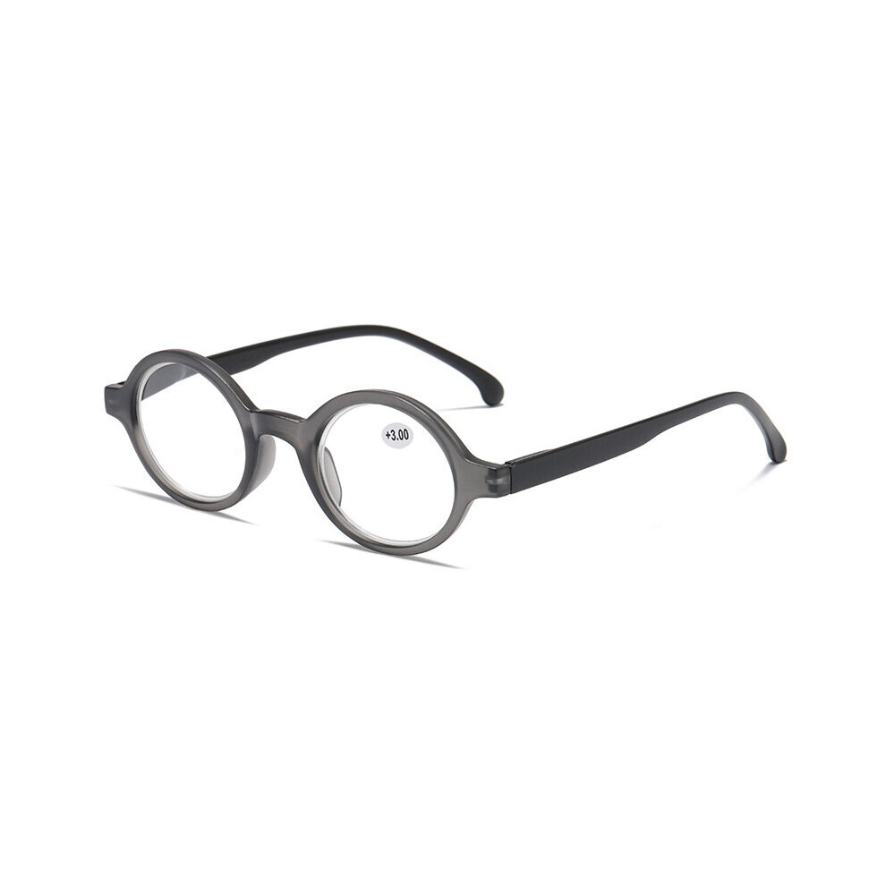 YOOSEK +1.0 1.5 2.0 2.5 3.0 3.5 4.0 Reaidng Glasses Men Vintage Round Presbyopic Eyeglasses Women Small Prescription Eyewear