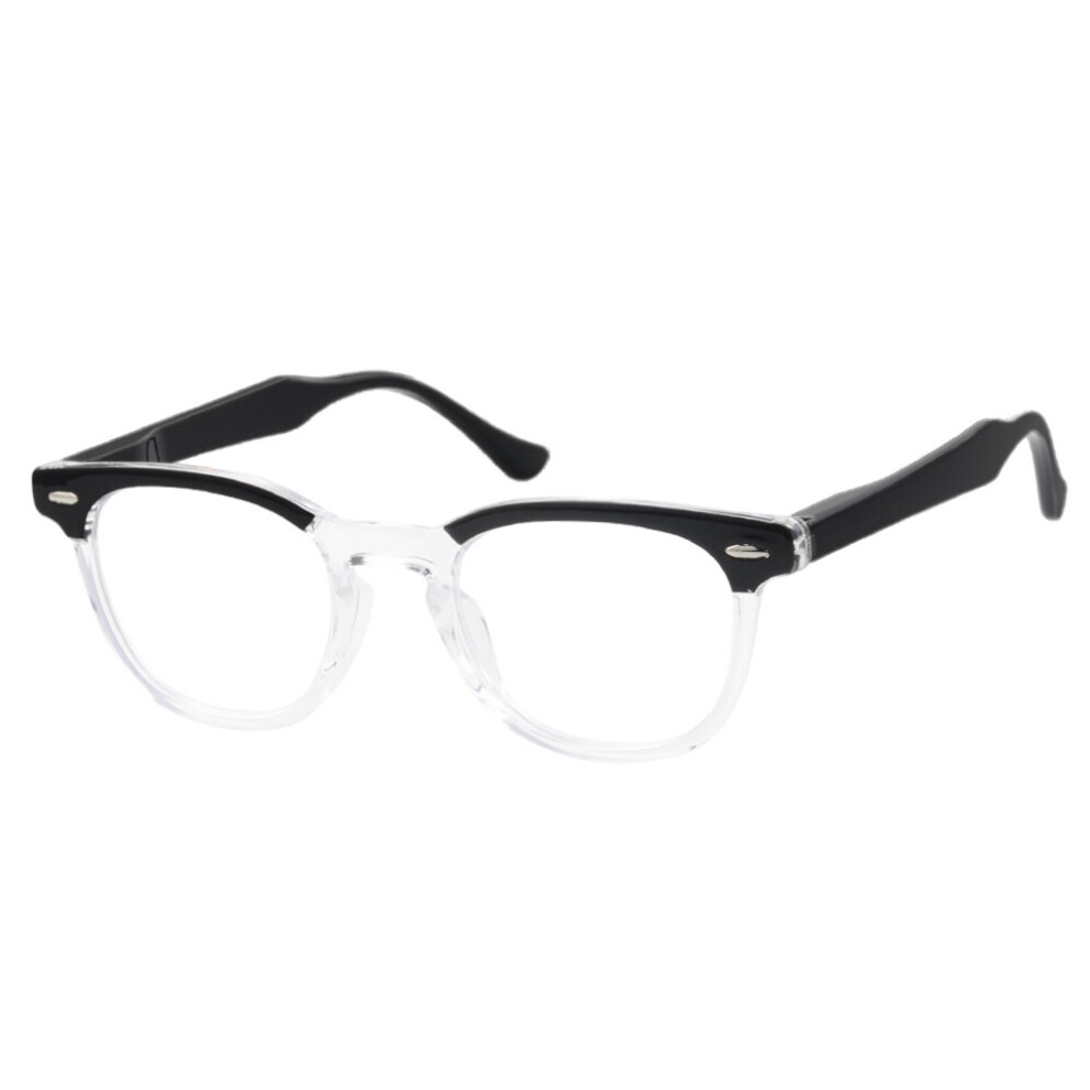 Women Reading Glasses Light With Number Square Computer Eyewear Men Transparent Presbyopic Eyeglasses Frame Female
