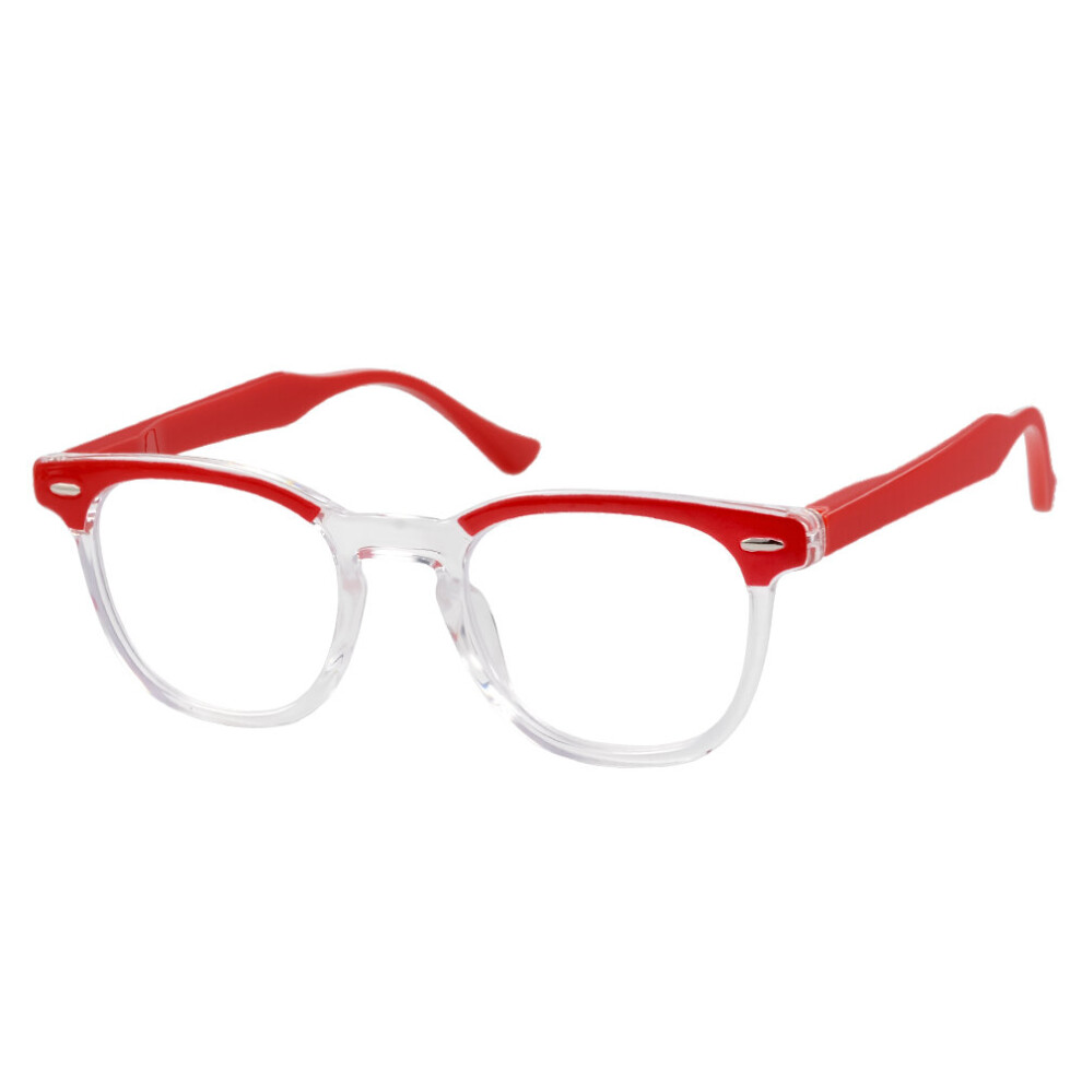 Women Reading Glasses Light With Number Square Computer Eyewear Men Transparent Presbyopic Eyeglasses Frame Female