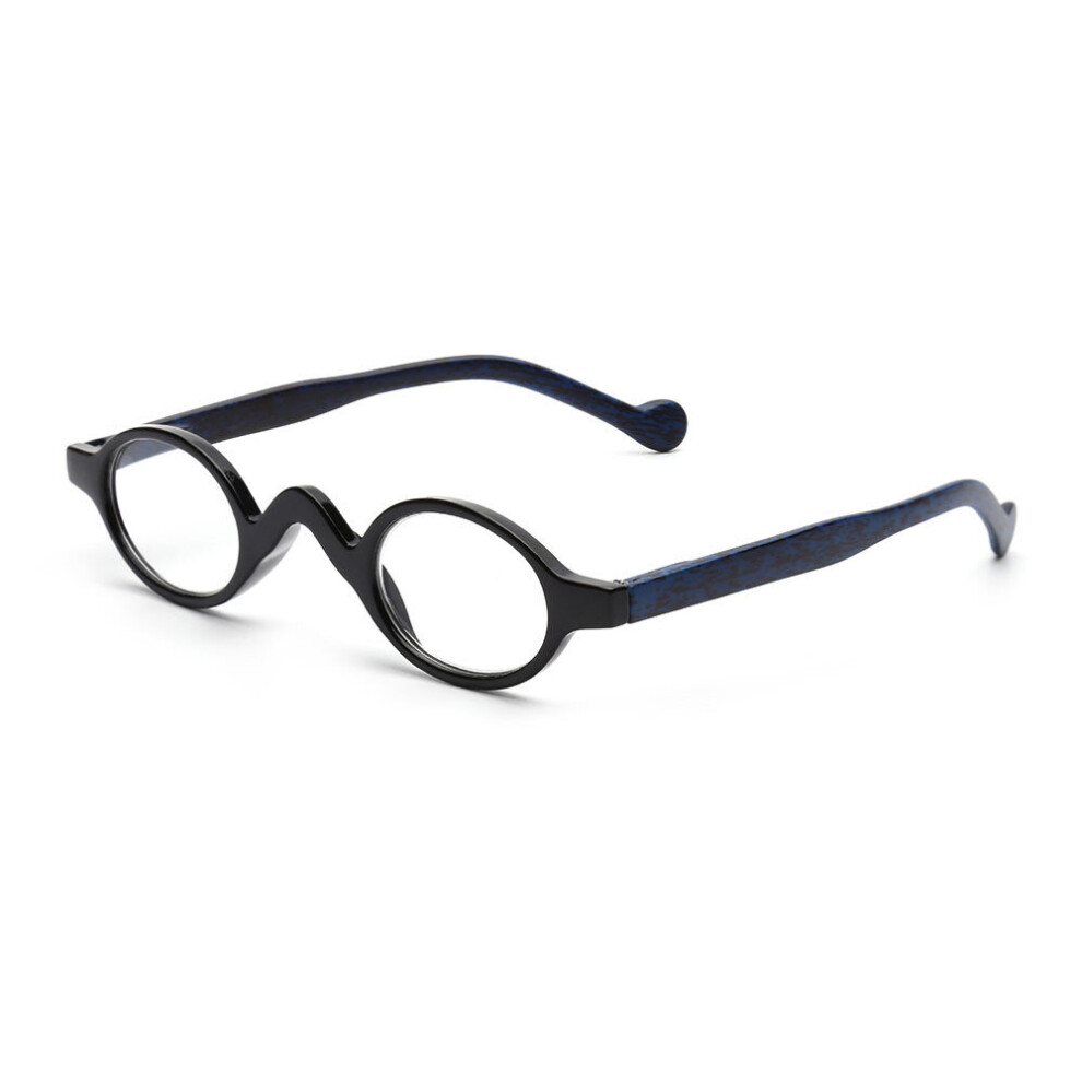 Multicoloured Vintage Personality Round Reading Glasses Spring Hinge Women Men Magnifier Presbyopic Diopter