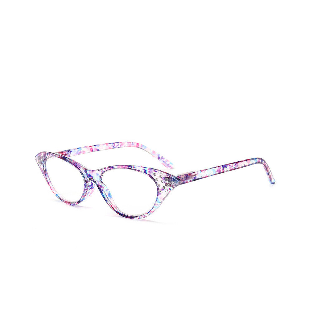 Multicoloured Reading Glasses Women Vintage Cat Eye Glasses Clear Lens Presbyopia Spectacles Eyewear Diopter +1.0 +1.5 +2.0 +2.5 +3.0 +3.5