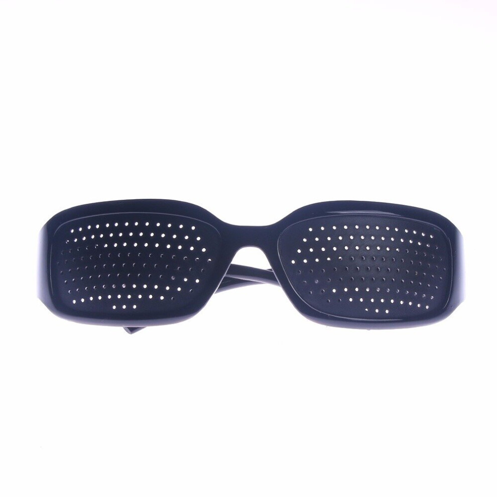 Multicoloured 1Pc Unisex Eyes Correction Exercise Eyesight Vision Care Improvement Pinhole Glasses Eye Care Excercising Pinhole Glasses