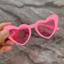 Kids Sunglasses Boy Girls Heart Shaped Sun Glasses All-Match Baby Sunglasses Children Shade Eyewear Women Glasses