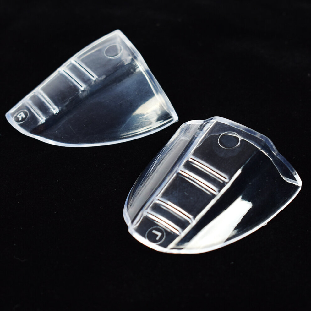 2Pcs Eye Flexible Clear Shields Side Safety Goggles Glasses 95% Protection Universal Anti Fog For Women Men 885659003318
