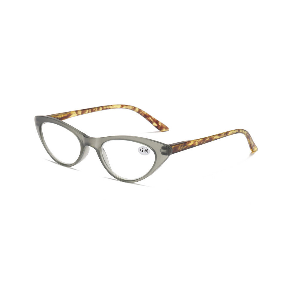 Multicoloured Cat Eye Reading Glasses Women Small Frame Presbyopia Eyeglasses Ladies Prescription Diopter +1.0 1.5 2.0 2.5 3.0 3.5 4.0