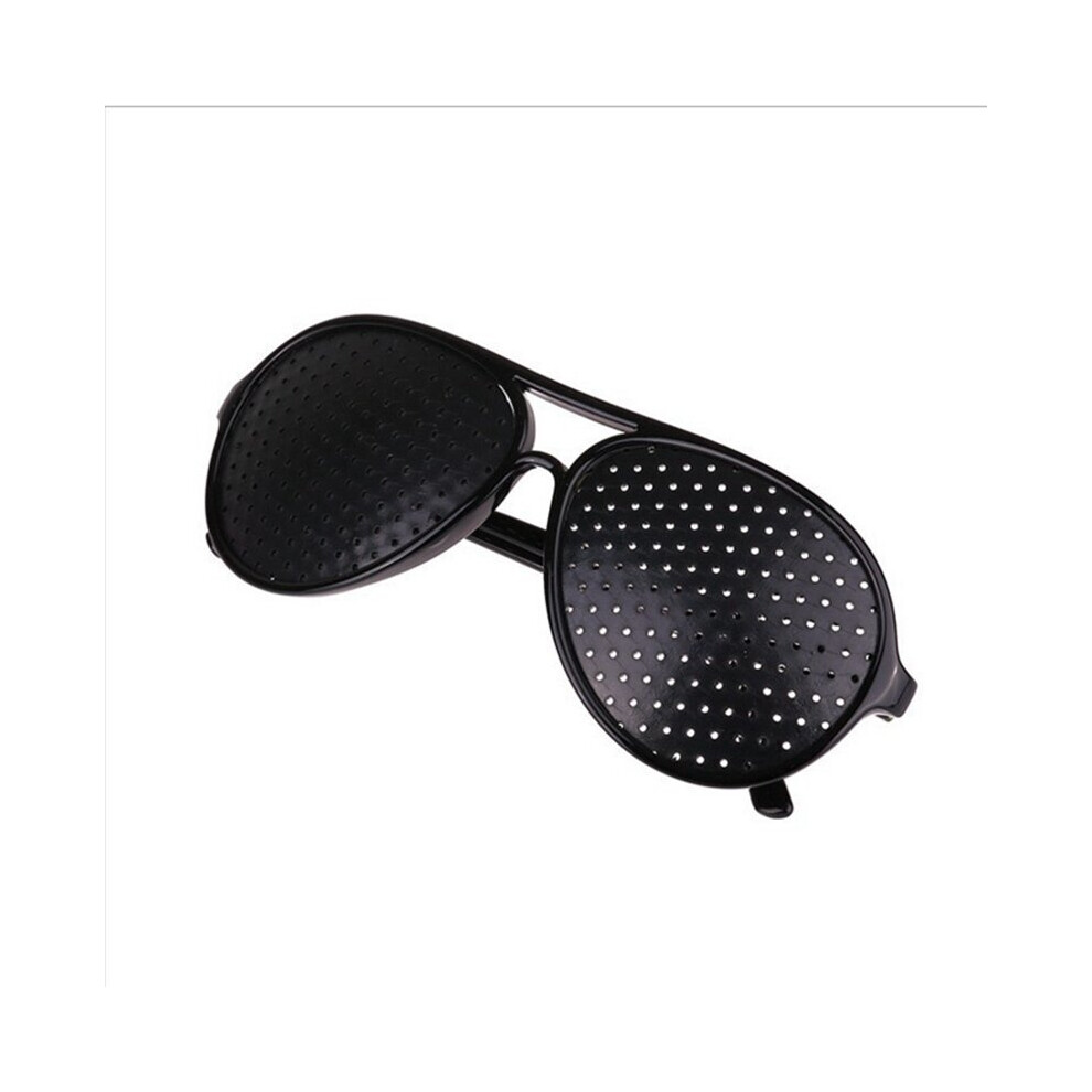 Multicoloured Relieve Pinhole Glasses Men Corrective Anti-Fatigue Myopia Glasses Reading Pilot Frame Protector Eyesight Improve Vision