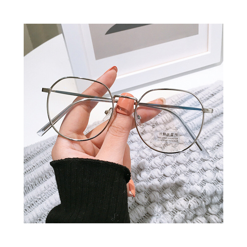 Trends Office Anti Light Oversized Glasses Computer Women Blocking Gaming Big Size Men Eyeglasses Frame
