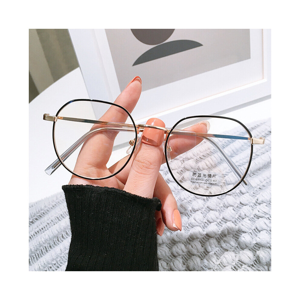 Trends Office Anti Light Oversized Glasses Computer Women Blocking Gaming Big Size Men Eyeglasses Frame