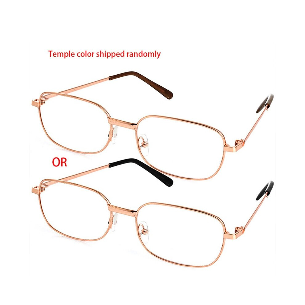 Multicoloured 1 Pc Metal Anti-Fatigue Reading Glasses +1.00 1.50 2.00 2.50 3.00 3.50 4.00 Diopter