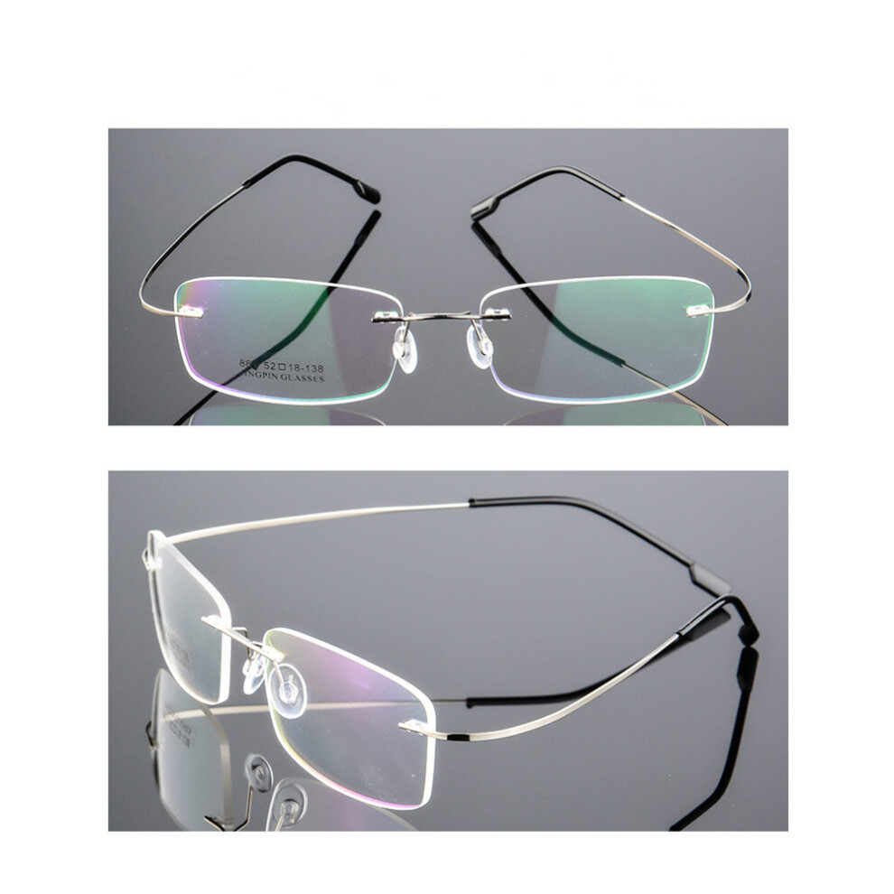 Multicoloured 1Pc Reading Glasses Flexible Ultralight Rimless Eyeglasses Memory Titanium Magnetic Presbyopic Eyewear Accessories +1.0~+3.5