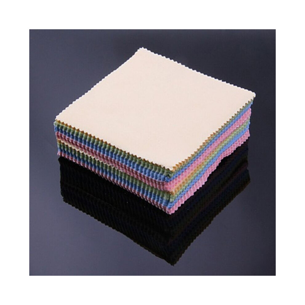 Multicoloured 10Pcs Cleaner Clean Glasses Lens Cloth Wipes For Sunglasses Microfiber Eyeglass Cleaning Cloth For Camera Computer Random
