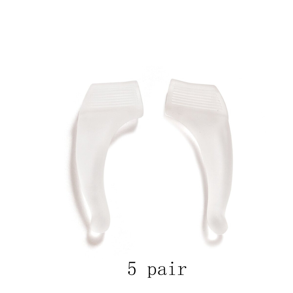 10 pairs Ear Grip Hooks Silicone Anti-slip Holder For Glasses Accessories Ear Hook Sports Eyeglass Temple Tip Eyeglasses Grip