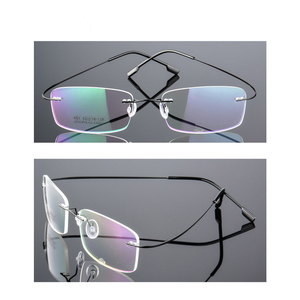 Multicoloured 1Pc Reading Glasses Flexible Ultralight Rimless Eyeglasses Memory Titanium Magnetic Presbyopic Eyewear Accessories +1.0~+3.5