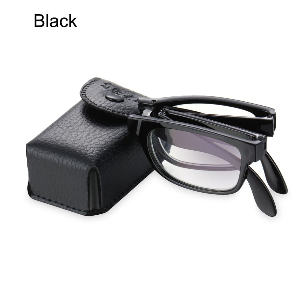 Middle-aged and Elderly Vision Care Single Frame Makeup Glasses Presbyopia Eyeglasses Folding Reading Glasses
